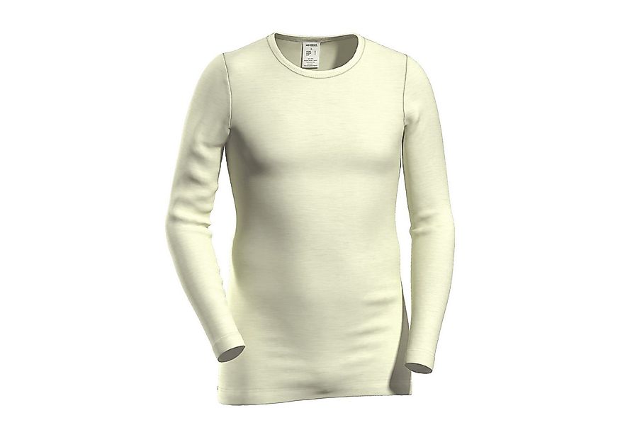 HERMKO Unterziehshirt 40640 Herren langarm Shirt mit Rundhals aus Merinowol günstig online kaufen