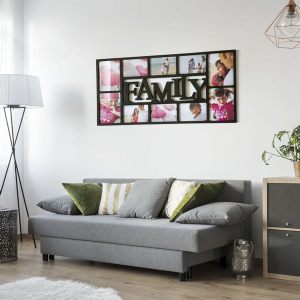 Goods+Gadgets Bilderrahmen XXL Fotorahmen Bildergalerie Foto-Collage, günstig online kaufen