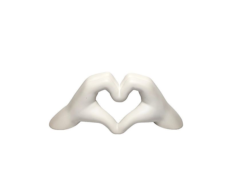 GlasArt Dekofigur Deko Skulptur Figuren Hand Herz Wohnzimmer Fensterbank Ke günstig online kaufen