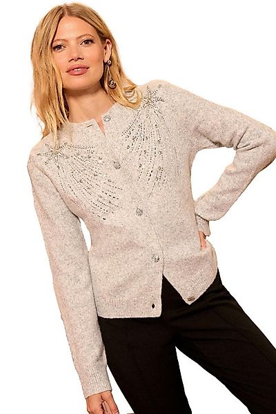 Love & Roses Strickjacke Liebe & Rosen Verzierter Cardigan, Regular (1-tlg) günstig online kaufen