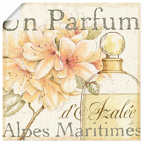 Artland Poster "Blumen und Parfum III", Schilder, (1 St.), als Leinwandbild günstig online kaufen