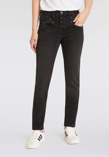 Herrlicher Boyfriend-Jeans Shyra Long Denim Black günstig online kaufen