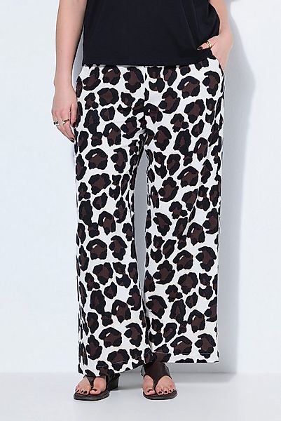 Studio Untold Schlupfhose Hose Wide Legs Musselin Leo günstig online kaufen