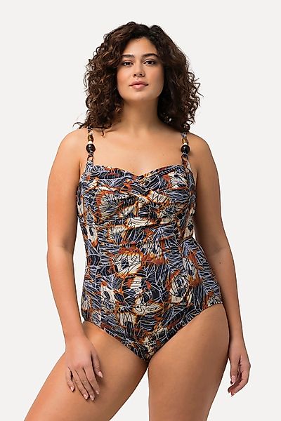 Ulla Popken Badeanzug Badeanzug drapiert Softcups günstig online kaufen