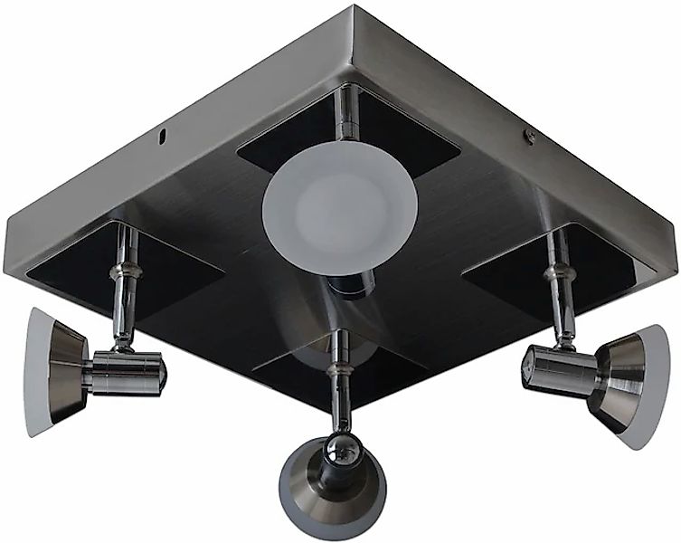 näve LED Deckenleuchte »Jericho«, 4 flammig, Leuchtmittel LED-Board   LED f günstig online kaufen