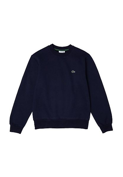 Lacoste Sweatshirt Pullover Sweatshirt aus aufgerauter Baumwolle mit (1-tlg günstig online kaufen