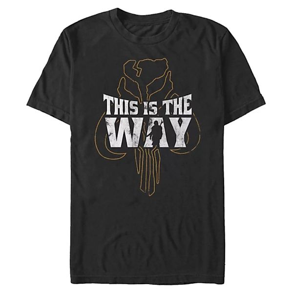 Star Wars - The Mandalorian - Text Way - Männer T-Shirt günstig online kaufen