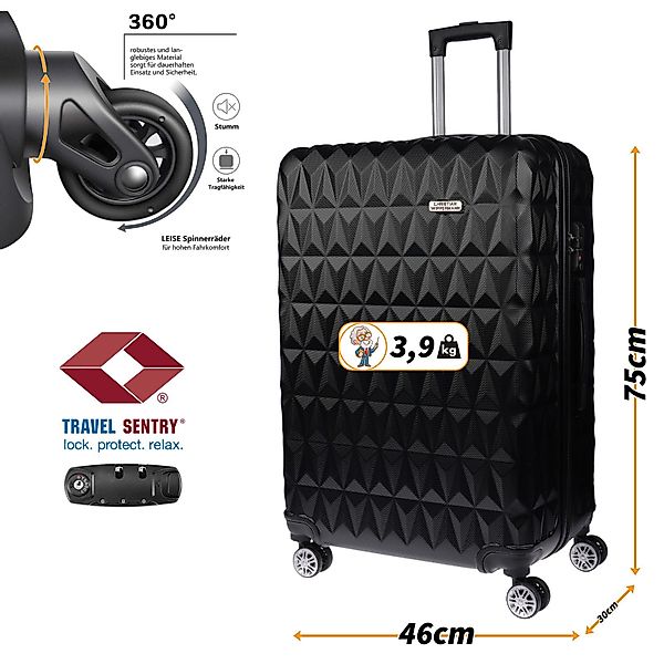 Christian Wippermann Business-Trolley XL großer Koffer günstig online kaufen