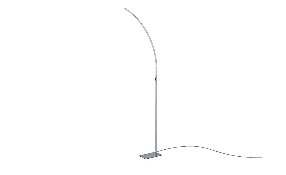KHG LED-Stehleuchte  1-flammig gebogen   ¦ silber ¦ Maße (cm): B: 66 H: 150 günstig online kaufen