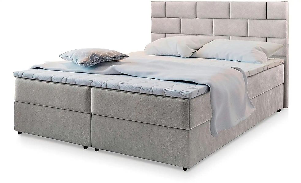 MASSENO Boxbett mit Bettkasten Kerlo ¦ beige ¦ Maße (cm): B: 180 H: 98 Bett günstig online kaufen