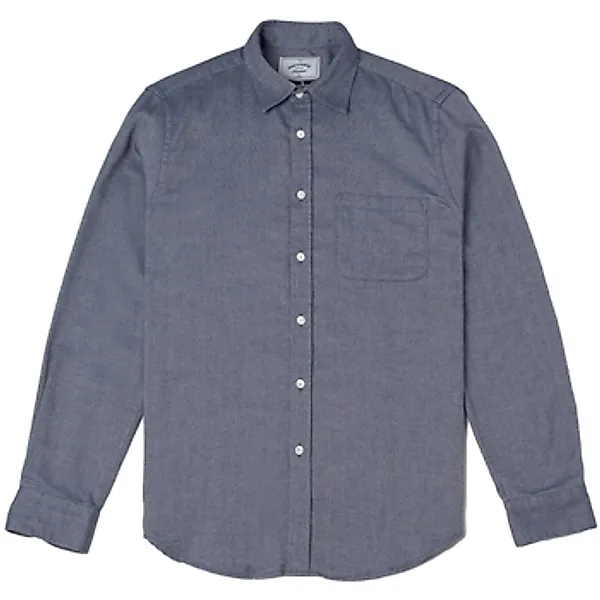 Portuguese Flannel  Hemdbluse Espiga Shirt - Blue günstig online kaufen