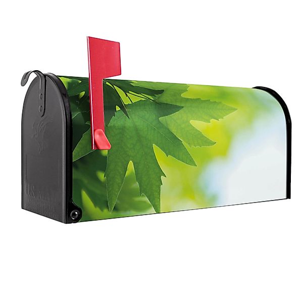 Banjado Amerikanischer Briefkasten Schwarz 48x22x16cm US Mailbox Letterbox günstig online kaufen