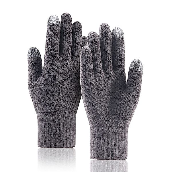 Coonoor Strickhandschuhe Outdoor-warme Strickhandschuhe mit Fleece, günstig online kaufen