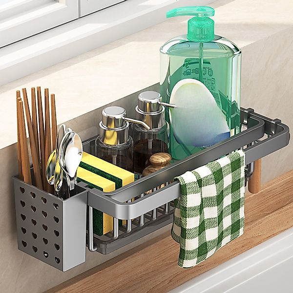YINDN Küchenorganizer-Set Küchenutensilienhalter, Abflussregal, Geschirrabt günstig online kaufen
