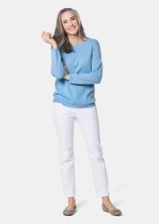 GOLDNER Strickpullover Kurzgröße: Kaschmirpullover mit U-Boot günstig online kaufen