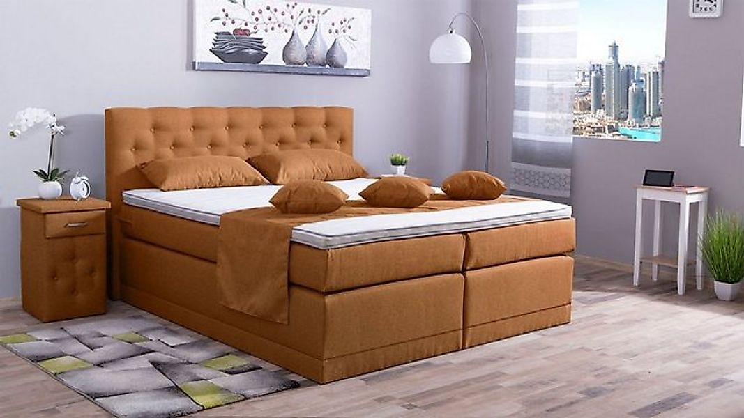 Meisterbetten Boxspringbett Babo (7-Zonen Taschenfederkernmatratzen, Komfor günstig online kaufen