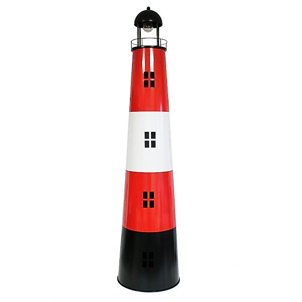 colourliving Gartenfigur Leuchtturm Garten 150 cm günstig online kaufen