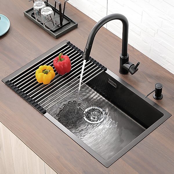 Auralum Max Küchenspüle Küchenspüle Spülbecken Einbauspüle günstig online kaufen