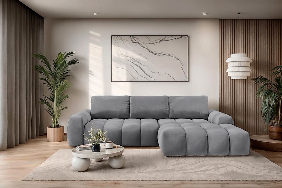 OTTO home Ecksofa "AZITA klein optionale Schlafsofa mit Bettkasten, B/T/H: günstig online kaufen