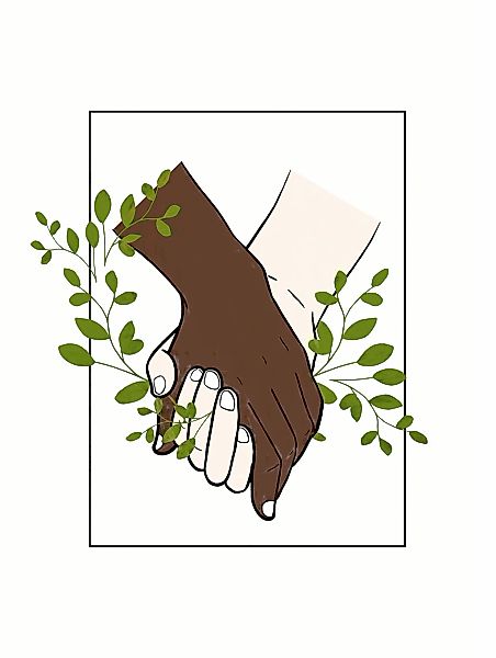 Komar Bild "Loving people" Natur 1 Stk. tlg. Wandbild zur Dekoration - ohne günstig online kaufen