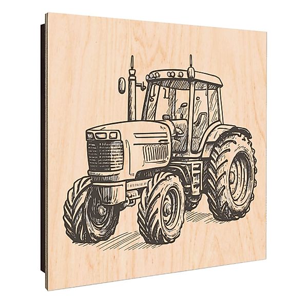 Banjado Schlüsselkasten Holz 30x30cm Schwarz Scharnier Rechts 50 Haken Desi günstig online kaufen