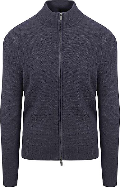 Suitable Strickjacke Struktur Navy - Größe 3XL günstig online kaufen