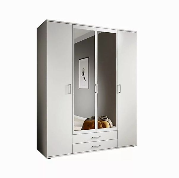 möbelando Kleiderschrank Kitty 159 x 196 x 54 cm (B/H/T) günstig online kaufen