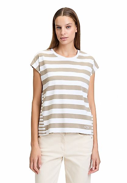 Betty Barclay Kurzarmshirt "Damen Basic Shirt mit Streifen" 1 Stk. tlg. Mat günstig online kaufen