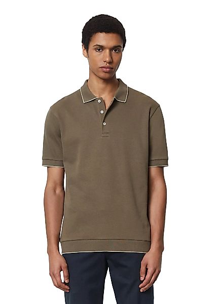Marc O'Polo T-Shirt Polo, short sleeve, interlock jerse günstig online kaufen