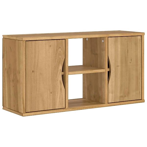 vidaXL TV-Schrank ODDA 79x24x40 cm Massivholz Kiefer 4103603 günstig online kaufen