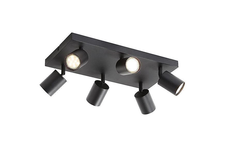 ZMH LED Deckenstrahler 6 Flammig Modern GU10 Spots 330° Schwenkbar Deckensp günstig online kaufen