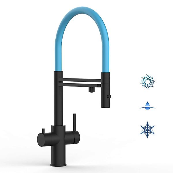 VIZIO 5 Wege Wasserhahn Küchenarmatur Edelstahl Massiv mit 360° Schwenkbare günstig online kaufen