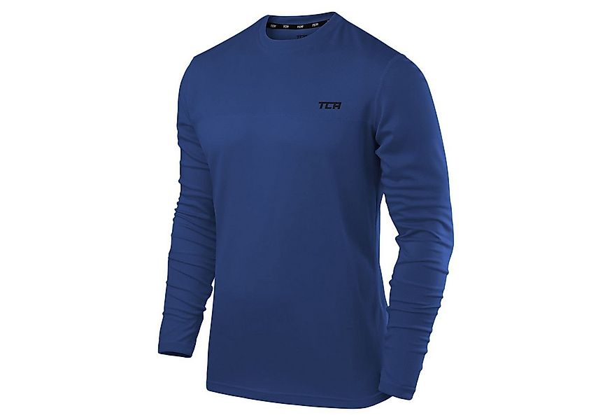 TCA Trainingsshirt TCA Herren Langarm Laufshirt - Blau, XL (1-tlg) günstig online kaufen