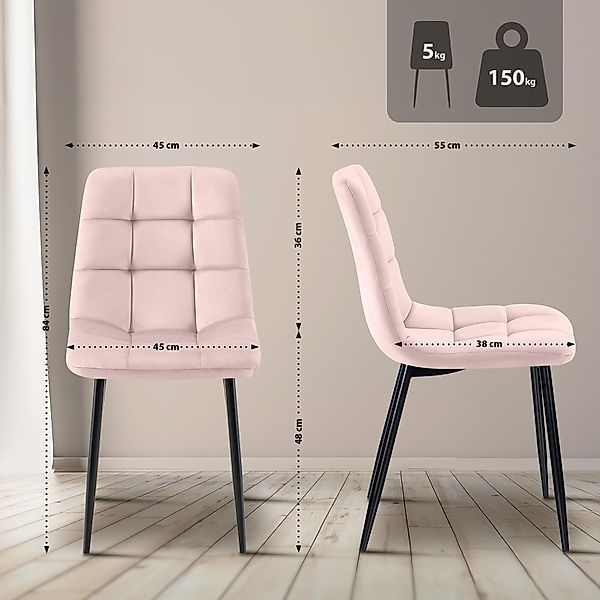 CLP Esszimmerstuhl Tilde (2er Set), mit günstig online kaufen