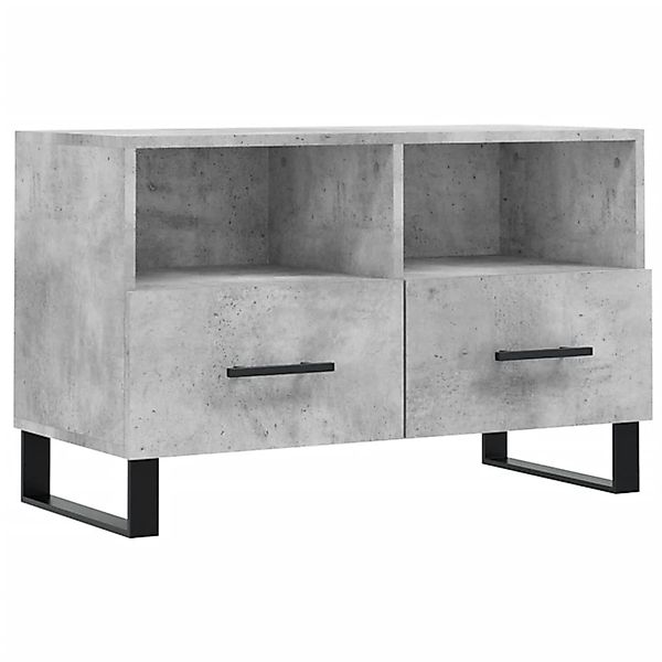 vidaXL TV-Schrank TV-Schrank Betongrau 80x36x50 cm günstig online kaufen