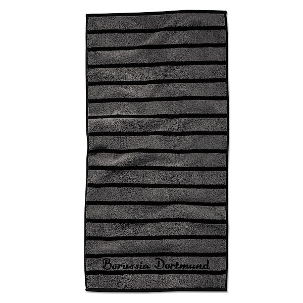 BVB Duschtuch BVB-Duschtuch mit Streifenmuster, Baumwolle günstig online kaufen