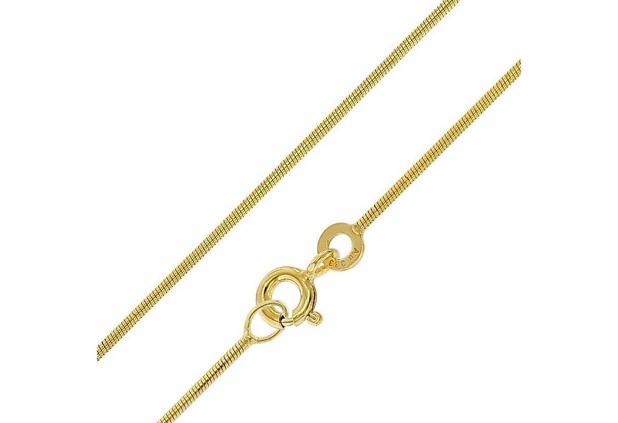 trendor Schlangenkette Feine Schlangenkette Gold 333/8K Breite 0,9 mm günstig online kaufen