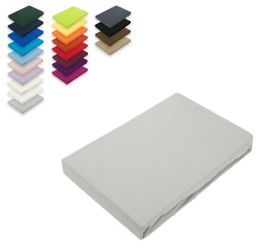 EXKLUSIV HEIMTEXTIL Spannbettlaken Jersey Spannbettlaken Rundumgummizug, günstig online kaufen