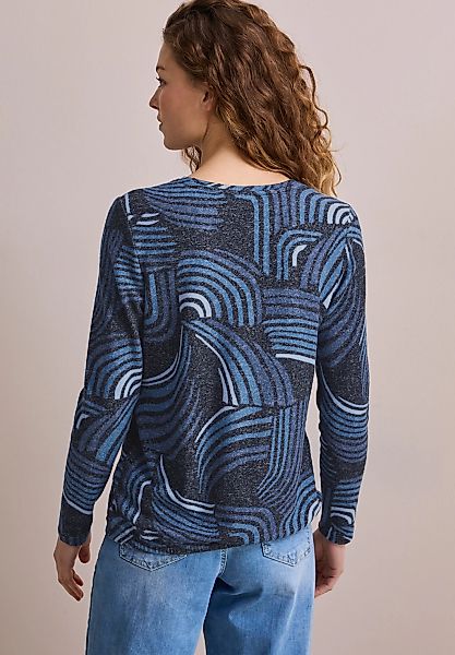 Cecil Langarmshirt, mit Elastiksaum günstig online kaufen
