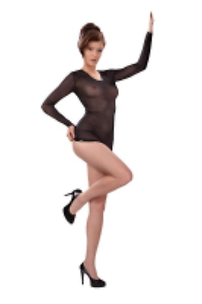 Langarm-Minikleid aus Tüll günstig online kaufen