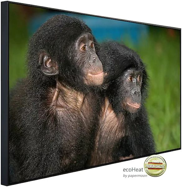 Papermoon Infrarotheizung »Baby Bonobos«, sehr angenehme Strahlungswärme günstig online kaufen
