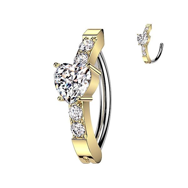 Taffstyle Bauchnabelpiercing Bauchnabelpiercing Clicker Bauchnabel Ring günstig online kaufen