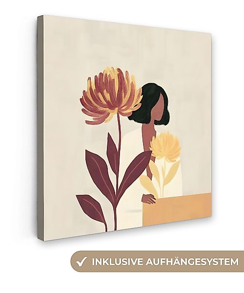OneMillionCanvasses® Leinwandbild Frau - Minimalistisch - günstig online kaufen