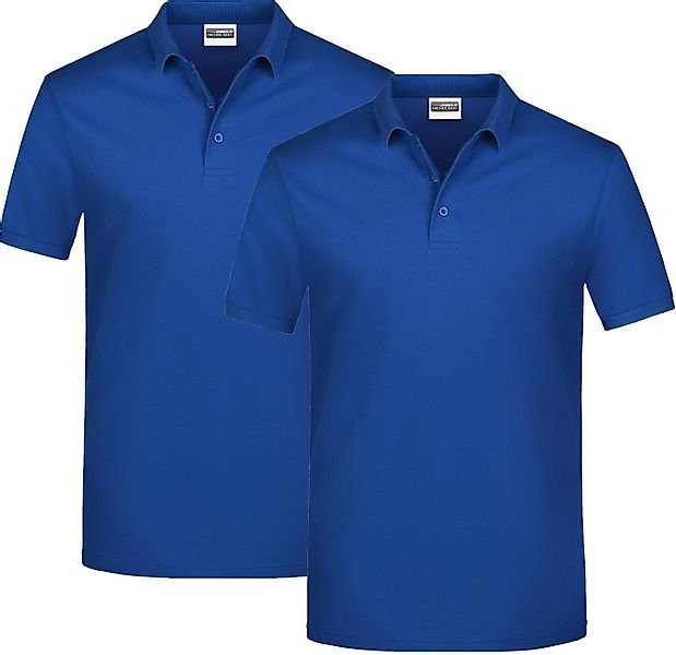 James & Nicholson Poloshirt Doppelpack Klassisches Herren Basic Piqué-Polos günstig online kaufen