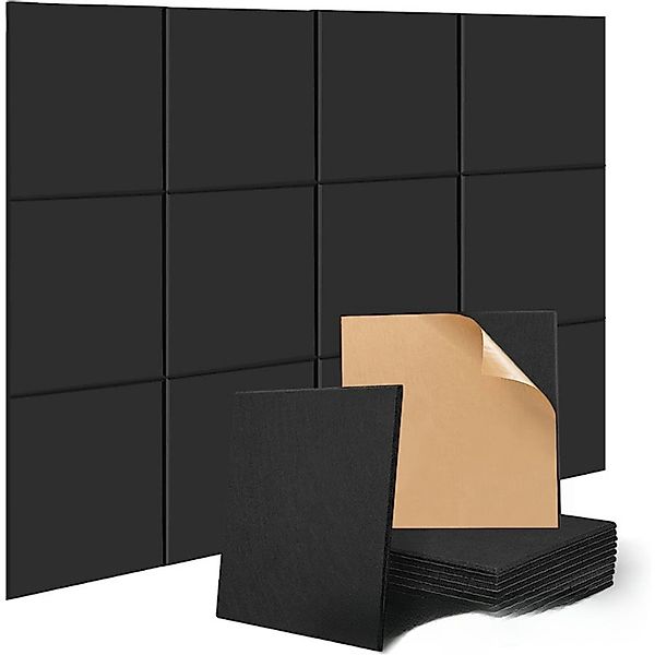 Keyura Akustikplatte Akustikplatten Selbstklebend, 12 Stück günstig online kaufen