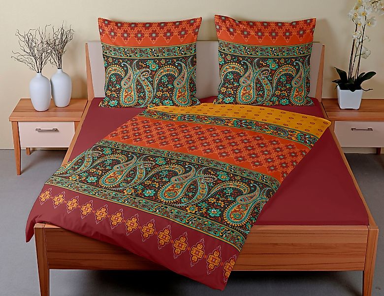CASATEX Bettwäsche "Murillo" 2 Stk. tlg. paisley, orientalisch, indisch günstig online kaufen