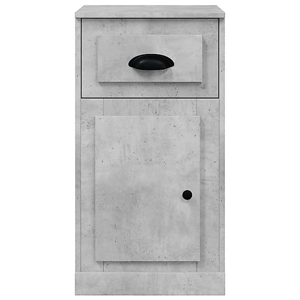vidaXL Beistellschrank Beistellschrank mit Schublade Betongrau günstig online kaufen