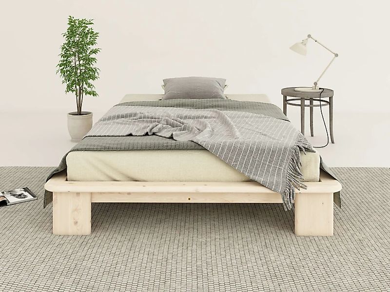 Home affaire Futonbett "Peregrin, Bett, Bettgestell, Massivholzbett" inklus günstig online kaufen