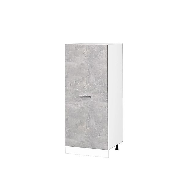 Vicco Hochschrank R-Line Küchenkommode Beton/Weiß 60 cm günstig online kaufen
