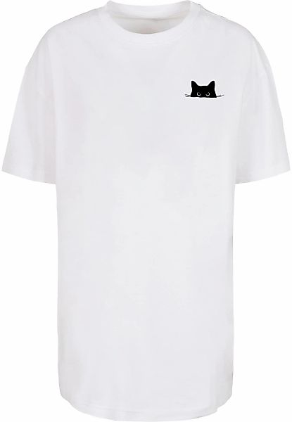 Merchcode T-Shirt "Merchcode Ladies Halloween - Cat Tee" 1 Stk. tlg. günstig online kaufen